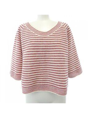 Chanel Knit Top Red 40 Transparency